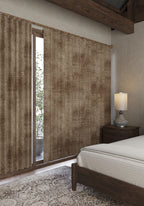 Oliver Striped Mocha Curtain