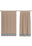 Sanctuaire Beige Floral Curtain
