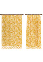 Alder Floral Yellow Curtain