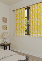 Alder Floral Yellow Curtain