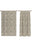 Elena Teal and Cream Curtain