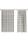 Jessamine Black and White Plaid Curtain