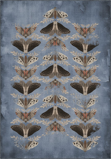 Celestia Blue Washable Rug