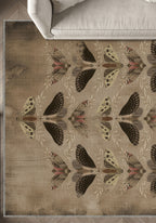 Celestia Brown Butterfly Rug