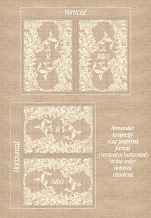 Luna Cream Customisable Letter Rug