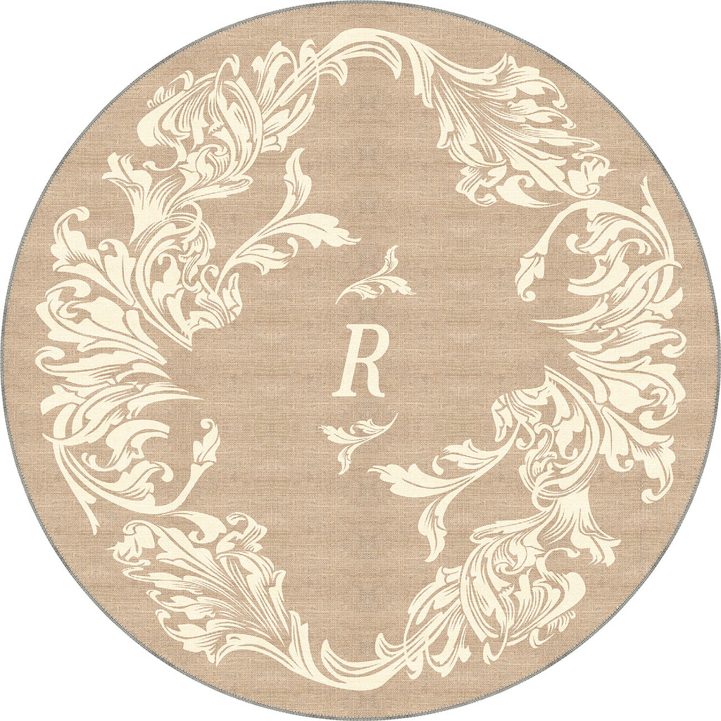 Luna Cream Customisable Letter Rug