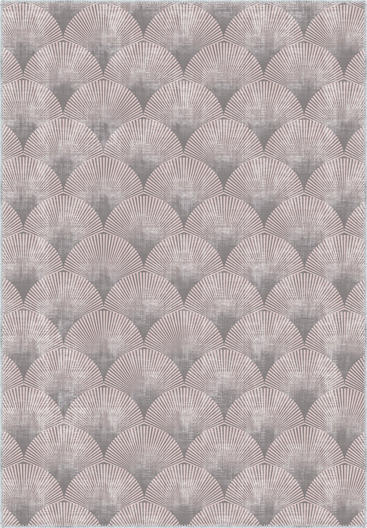 Addison Light Pink Art Deco Rug