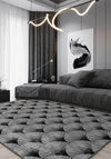 Addison Geometric Anthracite Rug