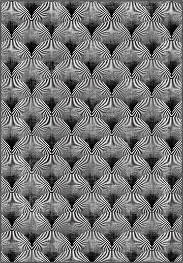 Addison Geometric Anthracite Rug