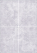 Kylie Purple Striped Rug