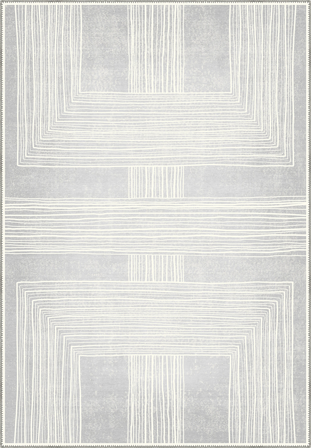 Charles Grey Geometric Rug