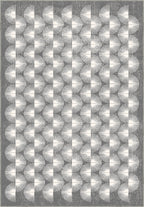 Elysandra Grey Art Deco Rug