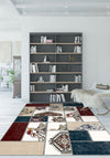 Cedric Multi-Coloured Patchwork Rug