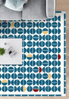 Lucas Colourful Washable Rug