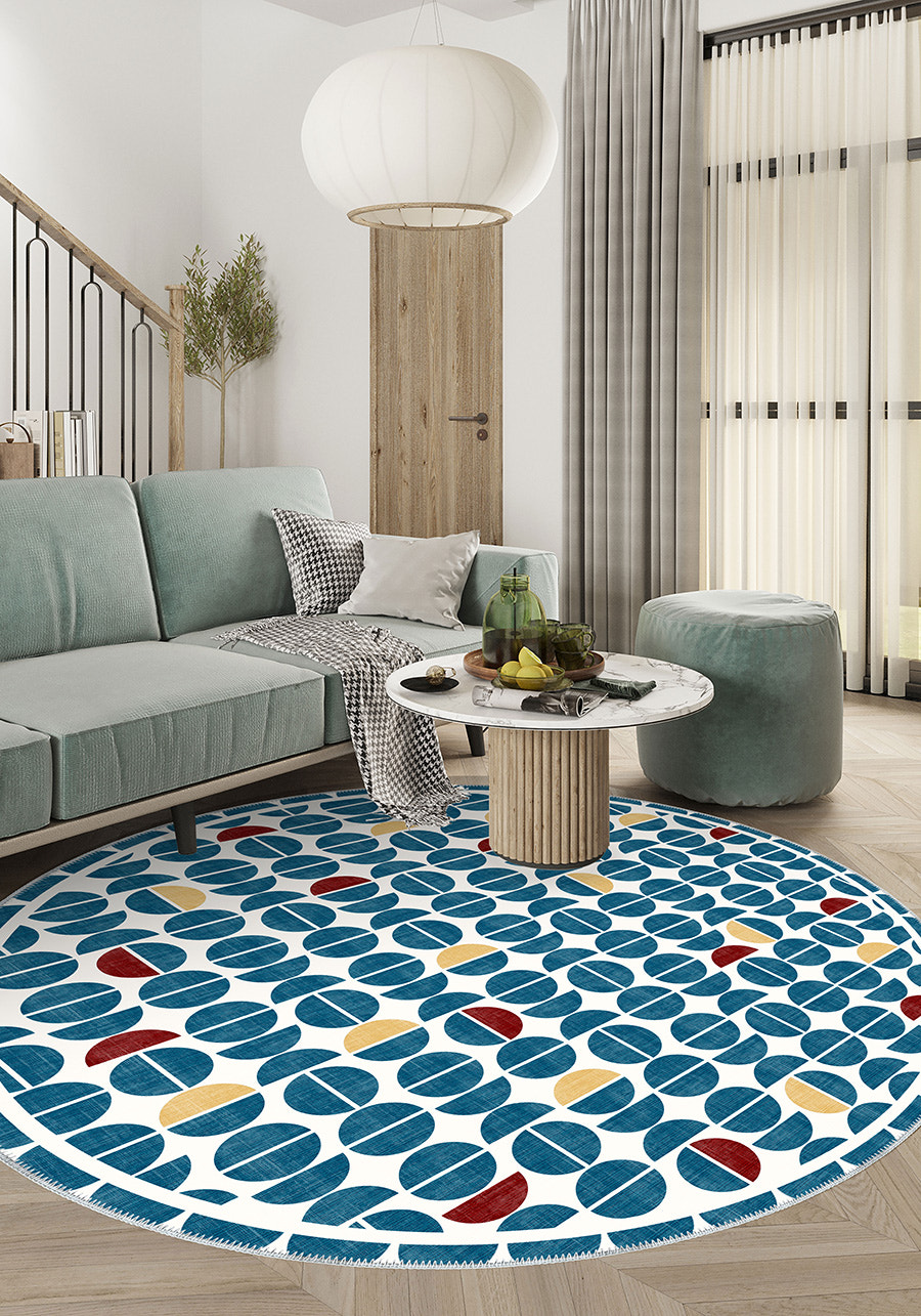 Lucas Colourful Washable Rug