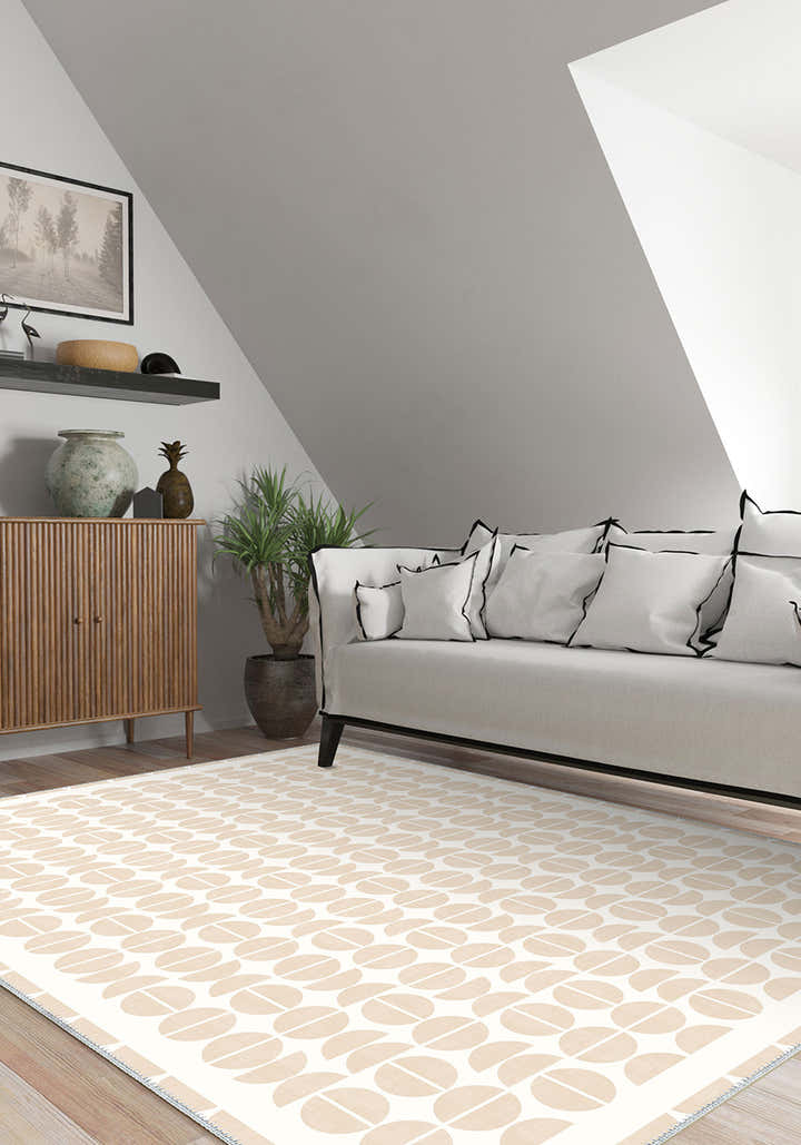 Lucas Cream Washable Rug