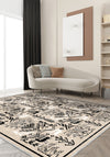 Jayden Cream Vintage Washable Rug