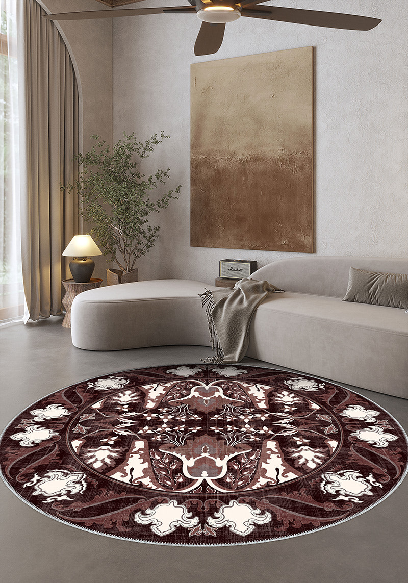 Henry Burgundy Vintage Rug