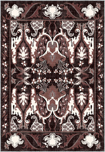 Henry Burgundy Vintage Rug