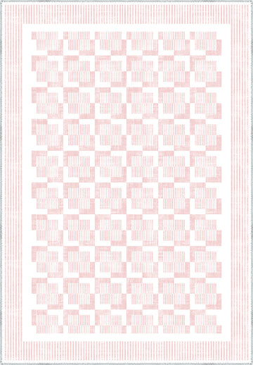 Berylle Light Pink Striped Rug