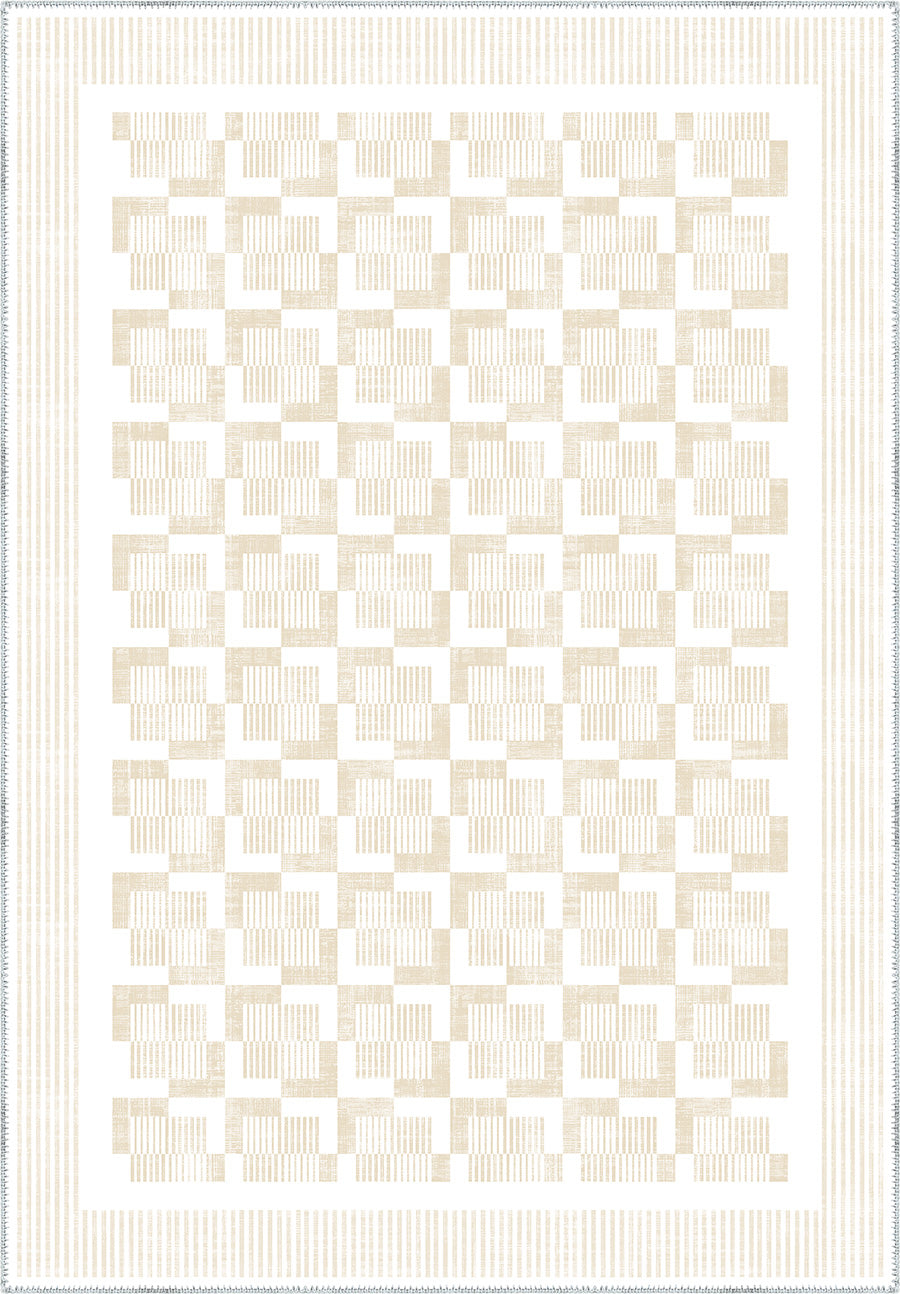 Berylle Cream Striped Rug