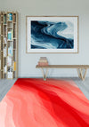Jaxon Abstract Red Rug