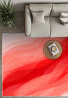Jaxon Abstract Red Rug