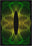 Optio Black Green Futuristic Rug