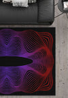 Optio Purple Op Art Rug