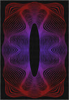 Optio Purple Op Art Rug