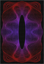 Optio Purple Op Art Rug