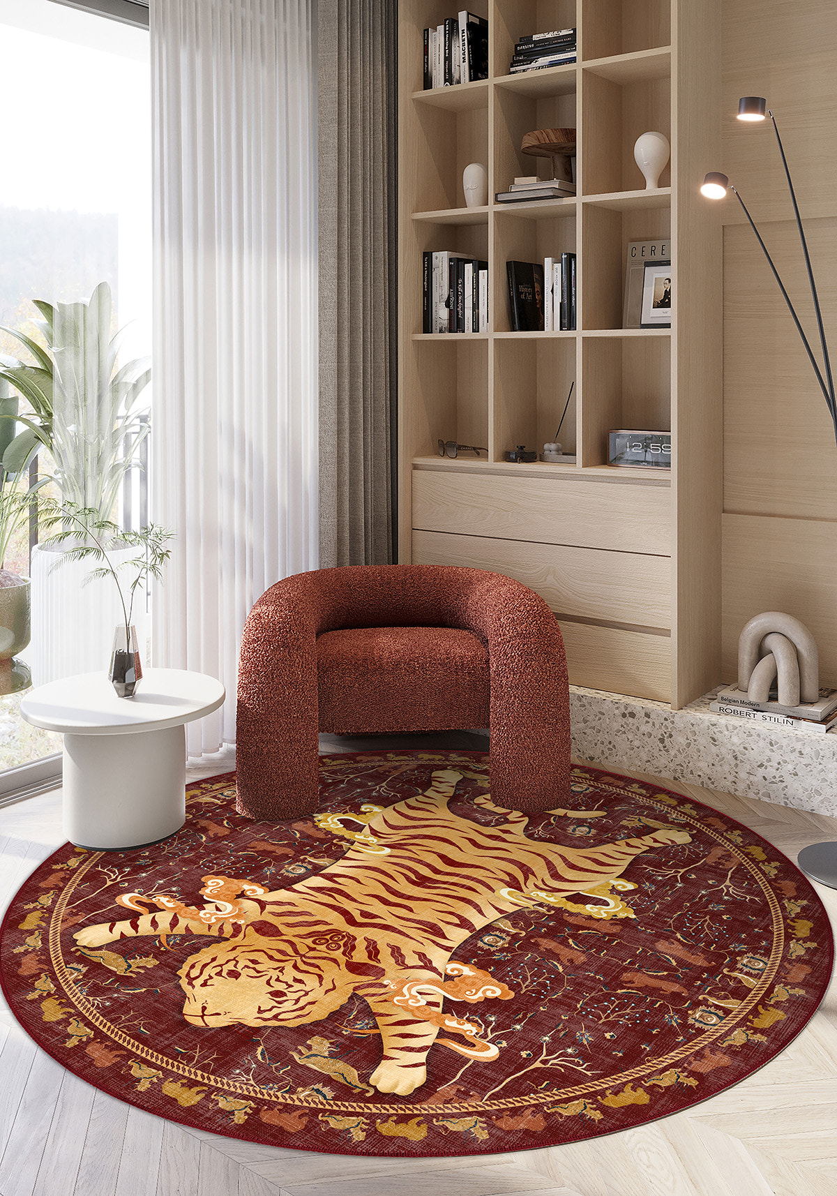 Tashi Tibetan Tiger Rug