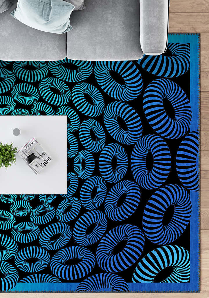 Lorelai Optical Art 3D Rug