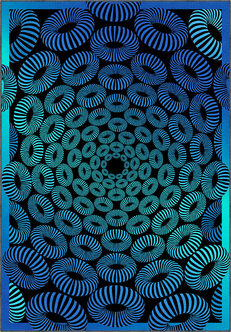 Lorelai Optical Art 3D Rug