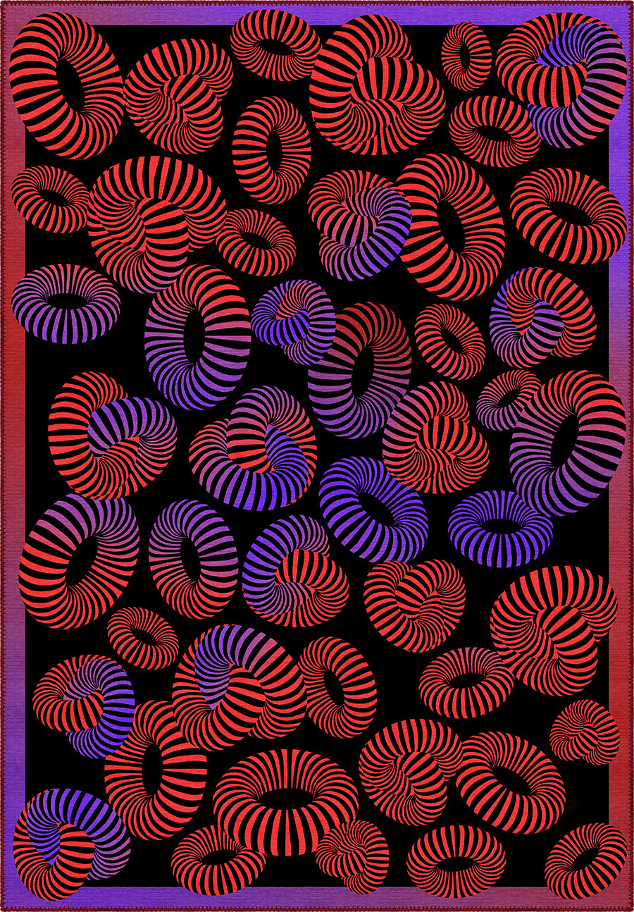 Lorelai Colourful 3D Rug