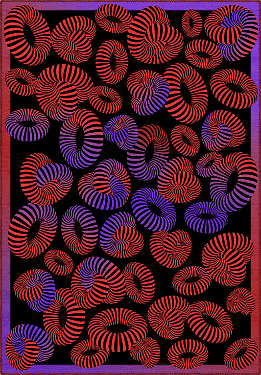 Lorelai Colourful 3D Rug