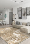 Matthew Light Brown Washable Rug