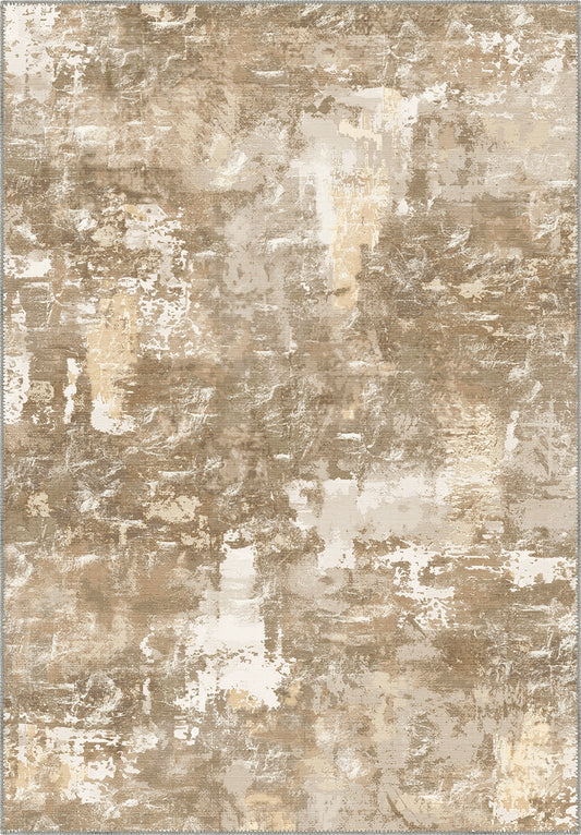 Matthew Light Brown Washable Rug