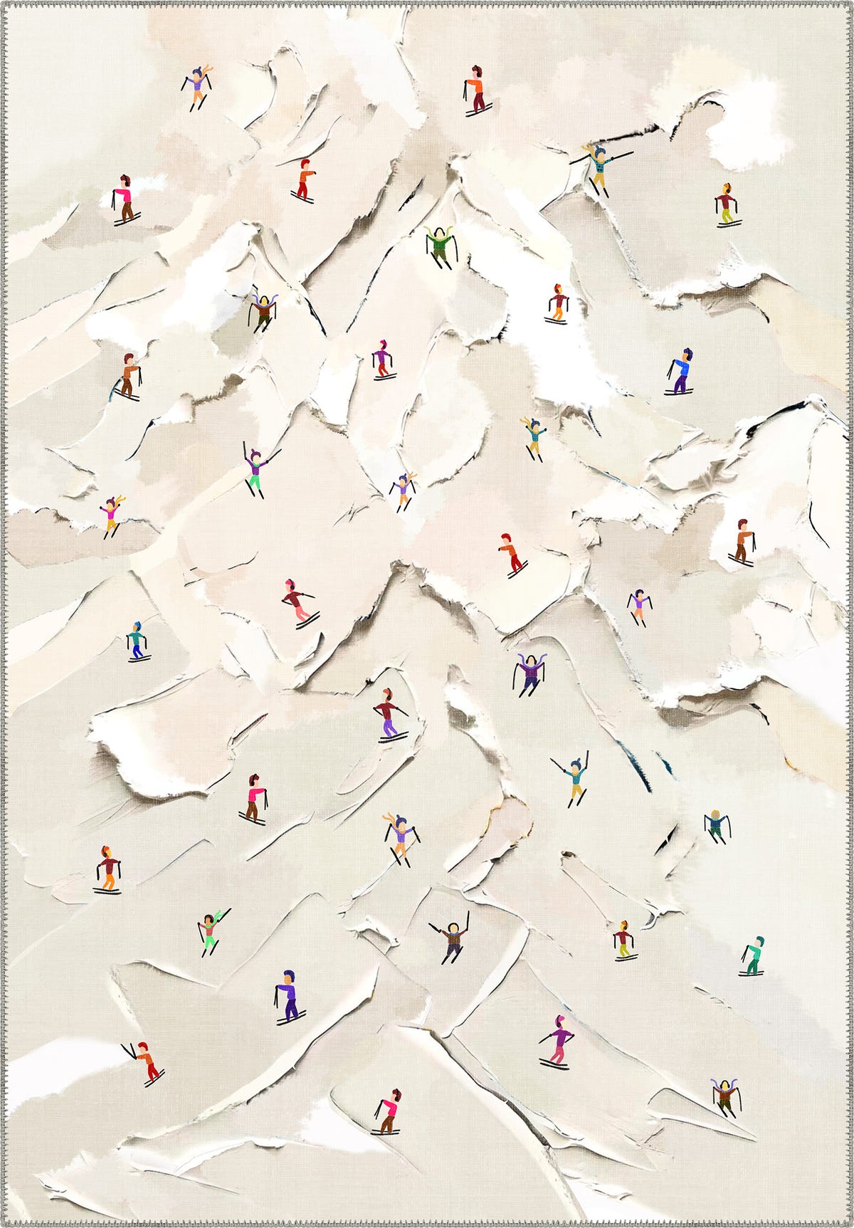 Nico Ski Slopes Rug