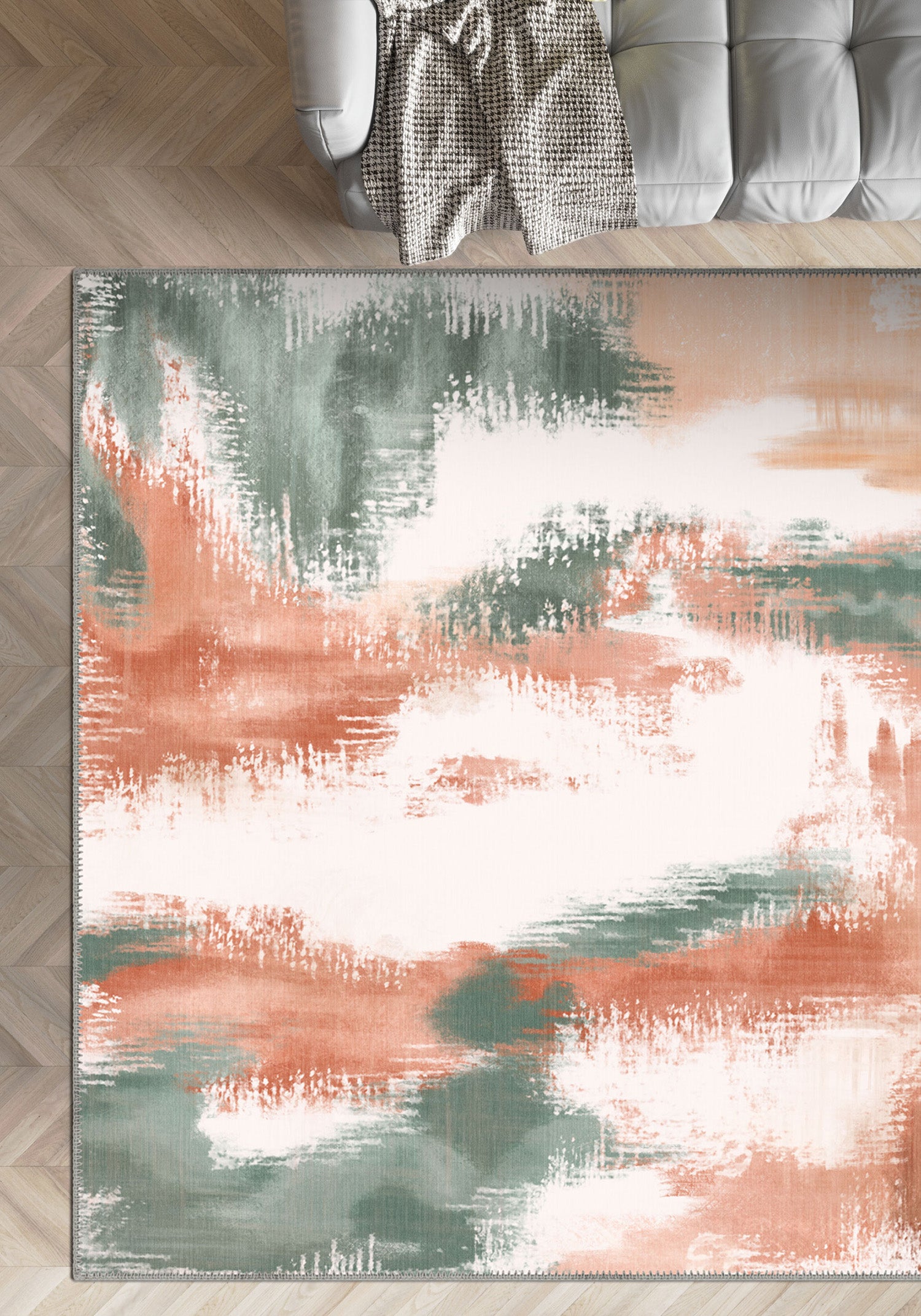 Zarina Blush Ikat Rug