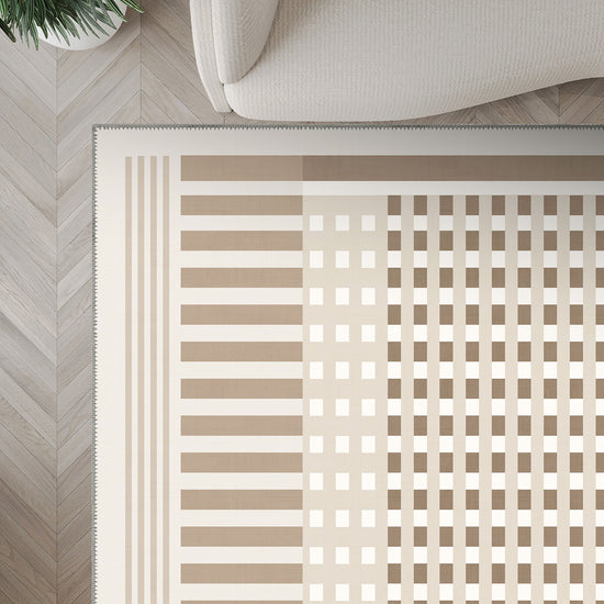 Natural rug for living room