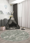Daxon Green Dinosaur Rug