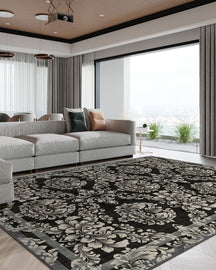 Liliane Noir Gothic Rug