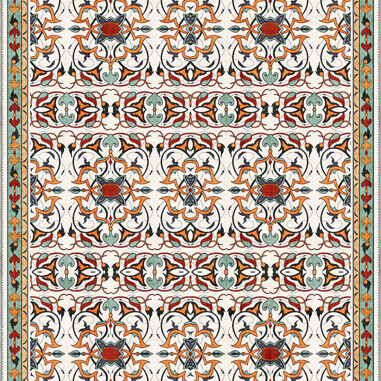Eclectic Anatolian rug with colorful pattern.