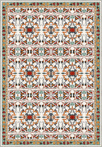 Eclectic Anatolian rug with colorful pattern.