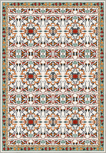 Eclectic Anatolian rug with colorful pattern.