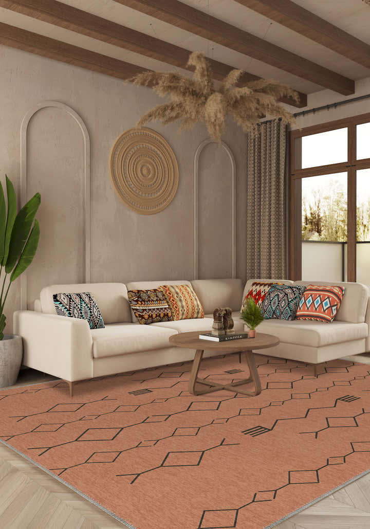 Nira Terracotta Berber Rug