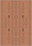 Terracotta berber rug