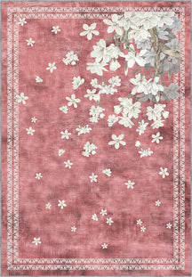 Hanami Pink Japanese Rug