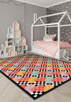Lolly Checkered Heart Rug